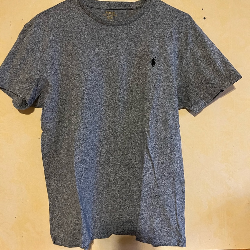 Mens Polo Ralph T Shirt (Dark Heather Grey)